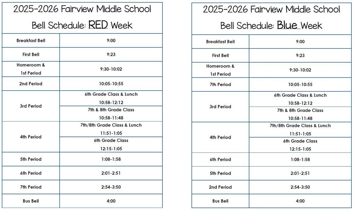 Red/Blue Week